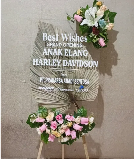 Papan Akrilik Ucapan Grand Opening Sanggau
